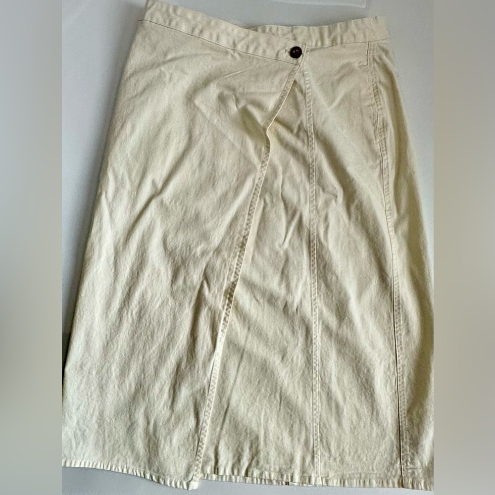 Universal Thread Cream Midi Skirt